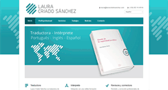 Desktop Screenshot of lauracriadosanchez.com