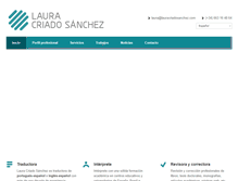 Tablet Screenshot of lauracriadosanchez.com